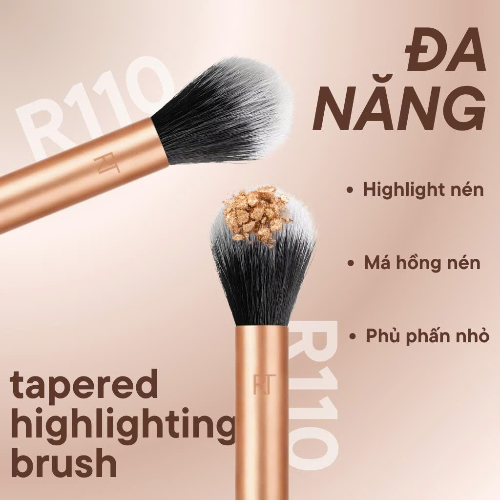 Cọ Highlight Đầu Nhọn RT Real Techniques Tapered Highlighting Brush R110